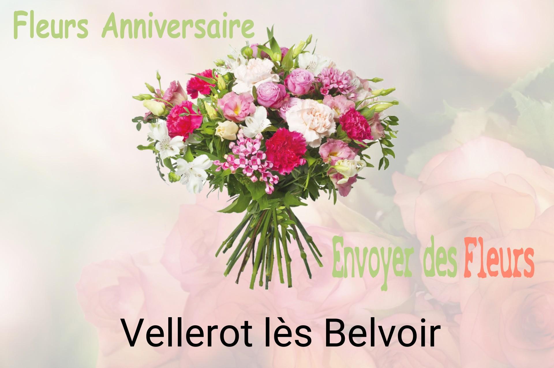 Bouquet de fleurs d’anniversaire livré à Vellerot-lès-Belvoir